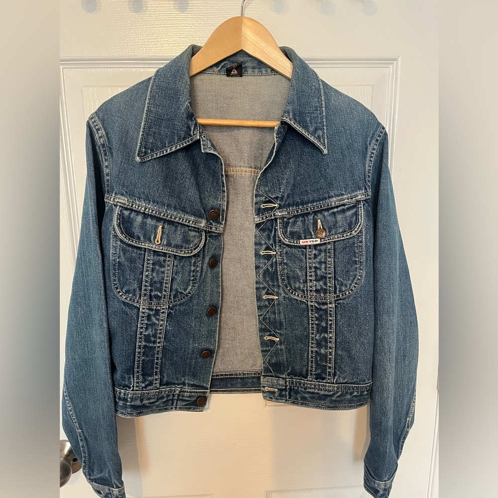 Vintage Indigo Blue Denim Jacket